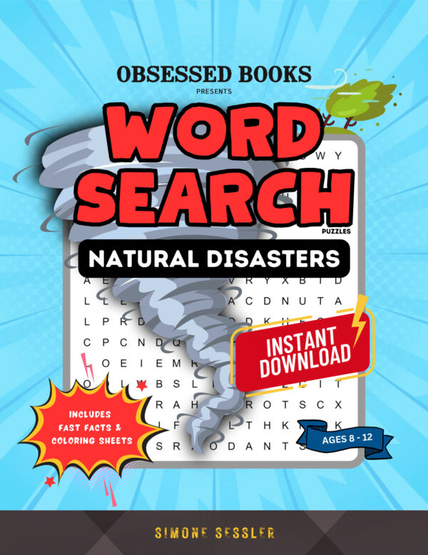 Word Search Puzzle: Natural Disasters (eBook - PDF)